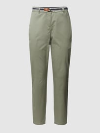 Chino mit Gürtel von Christian Berg Woman Grün - 14