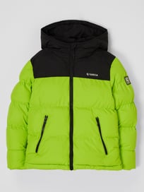 Steppjacke mit Kapuze von Garcia Grün - 6