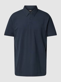 Poloshirt met korte knoopsluiting van Esprit Collection Blauw / turquoise - 29