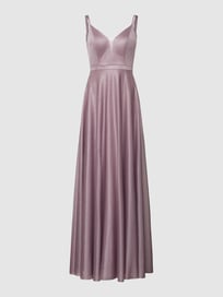 Abendkleid mit Herz-Ausschnitt von TROYDEN COLLECTION Lila - 39