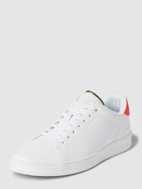 Sneaker aus Leder mit Kontrastbesatz von Tommy Hilfiger Weiß - 31