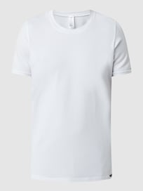 Pyjama-Oberteil mit Stretch-Anteil von Skiny Weiß - 2