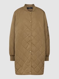 Gewatteerd jack met drukknoopsluiting, model 'MUNDINA' van Vero Moda Outdoor Groen - 13