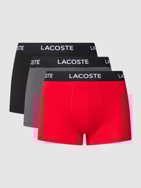 Trunks mit elastischem Logo-Bund im 3er-Pack von Lacoste Rot - 14