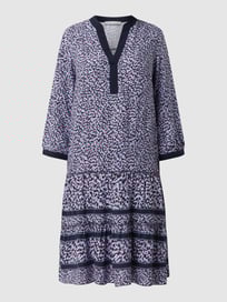 Jurk in laagjeslook  van BETTY & CO GREY Blauw / turquoise - 24