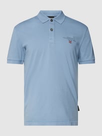Poloshirt mit Stitching Modell 'elbas' von Napapijri Blau / Türkis - 26