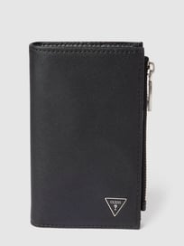 Portemonnaie mit Brand-Applikation von Guess Grau / Schwarz - 13
