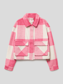 Overshirt mit Karomuster von s.Oliver RED LABEL Rosa - 22