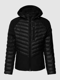 Steppjacke mit Label-Patch von Wellensteyn Grau / Schwarz - 10