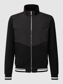 Sweatjacke mit Label-Detail von Antony Morato Grau / Schwarz - 2