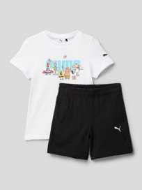 T-shirt en boxershort in een set met Spongebob®-print van Puma Wit - 24