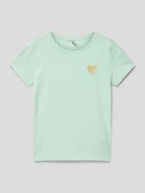 T-Shirt aus Baumwolle Modell 'KOGKITA' von Only Grün - 22