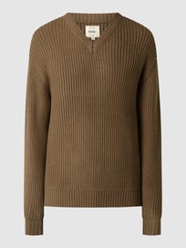 Pullover mit V-Ausschnitt Modell 'Liam' von Redefined Rebel Braun - 22