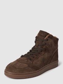 High Top Sneaker aus echtem Leder von Polo Ralph Lauren Braun - 35