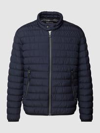 Gewatteerd jack met labeldetail van Marc O'Polo Blauw / turquoise - 10