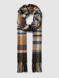 Schal mit Glencheck-Muster von Christian Berg Men Braun - 9