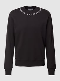 Sweatshirt mit Label-Stitching von Versace Jeans Couture Grau / Schwarz - 13