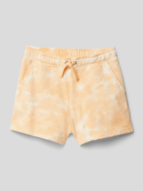 Korte broek in batiklook van Marc O'Polo Oranje - 45