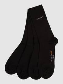Socken im 4er-Pack von camano Grau / Schwarz - 24