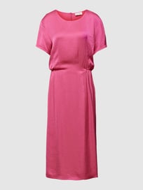 Midi-jurk met ronde hals van American Vintage Roze - 42