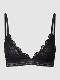 Bralette van kant, model 'BRALETTE' van Guess Grijs / zwart - 27