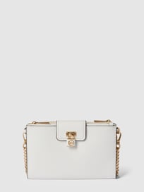 Schoudertas met labeldetails, model 'RUBY' van MICHAEL Michael Kors Wit - 37
