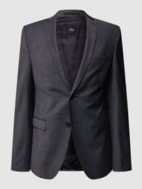 Slim Fit 2-Knopf-Sakko mit Stretch-Anteil von s.Oliver BLACK LABEL Grau / Schwarz - 20
