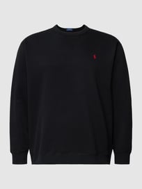 PLUS SIZE Sweatshirt mit Logo-Stitching von Polo Ralph Lauren Big & Tall Grau / Schwarz - 15