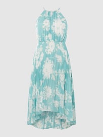Cocktailkleid aus Chiffon  von Jake*s Cocktail Blau / Türkis - 41