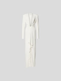 Abendkleid mit Zierbesatz von Alexandre Vauthier Weiß - 2