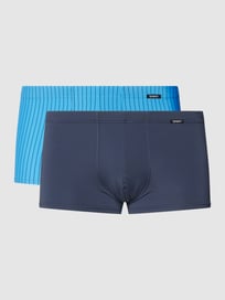 Trunks mit elastischem Bund im 2er-Pack von Skiny Blau / Türkis - 27