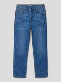 Straight Fit Jeans mit Label-Detail von Tom Tailor Blau / Türkis - 37