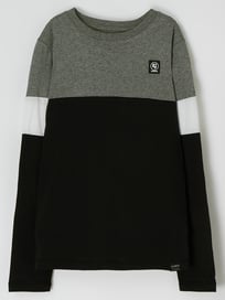 Sweatshirt aus Baumwolle  von Garcia Grau / Schwarz - 41