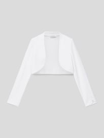 Bolero mit floralem Detail von Weise Weiß - 24