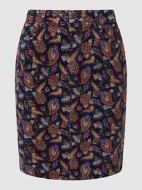 Minirok van corduroy  van Montego Blauw / turquoise - 21