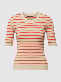 Gebreide pullover met 1/2-mouwen van Esprit Collection Bruin - 21