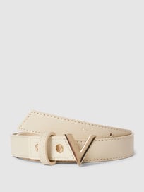 Riem met structuurmotief, model 'DIVINA' van VALENTINO BAGS Wit - 2