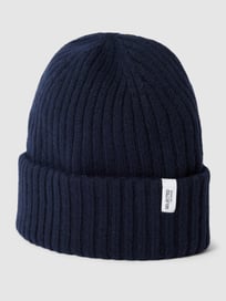 Beanie mit Label-Patch von Selected Homme Blau / Türkis - 23