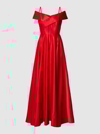 Abendkleid in Bandeau-Form von Christian Berg Cocktail Rot - 3