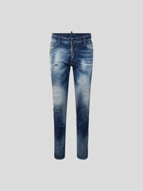 Slim Fit Jeans mit Brand-Detail von Dsquared2 Blau / Türkis - 3