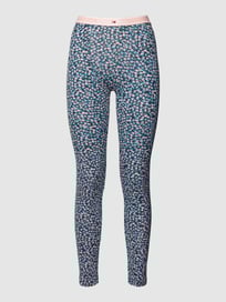 Legging met all-over bloemenmotief van Tommy Jeans Blauw / turquoise - 4