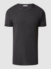 T-Shirt im Washed-Out-Look Modell 'Zander' von YOUNG POETS SOCIETY Grau / Schwarz - 44