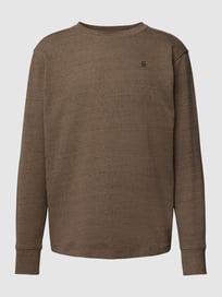 Sweatshirt mit Label-Detail Modell 'Lash' von G-Star Raw Braun - 4