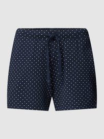Korte pyjamabroek met all-over motief van Schiesser Blauw / turquoise - 32