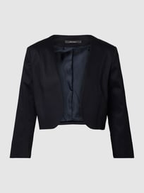 Bolero mit Seitenschlitze an den Ärmelabschlüssen von Montego Blau / Türkis - 8