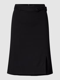 Rok met stoffen riem van Zero Grijs / zwart - 35