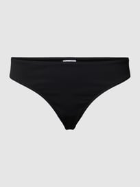 Bikini-Hose in unifarbenem Design Modell 'Beach Essential' von Wolford Grau / Schwarz - 1