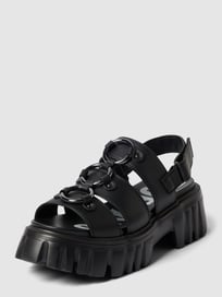 Sandalen met plateauzool van Buffalo Grijs / zwart - 15