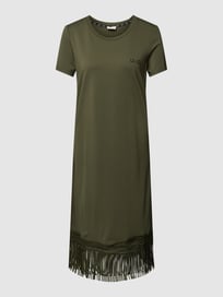 Mini-jurk met rafels van LIU JO SPORT Groen - 33
