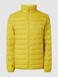 Steppjacke mit Stehkragen - wasserabweisend von Esprit Gelb - 16